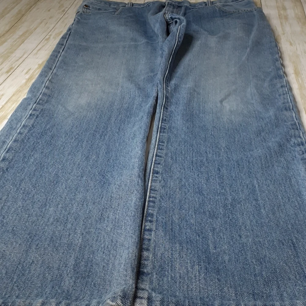 Levi's 517 Medium Blue Bootcut Blue Jeans Size W36 L34 - Picture 10 of 16